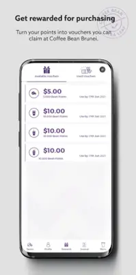 The Coffee Bean Brunei Rewards android App screenshot 0